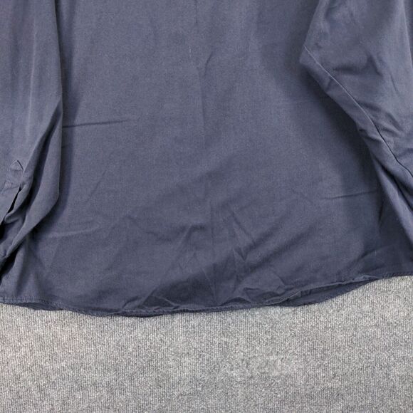 Subaru Men's Uniform Button Up Shirt Blue 2XL Long Sleeve Embroidered Logo - Picture 9 of 15